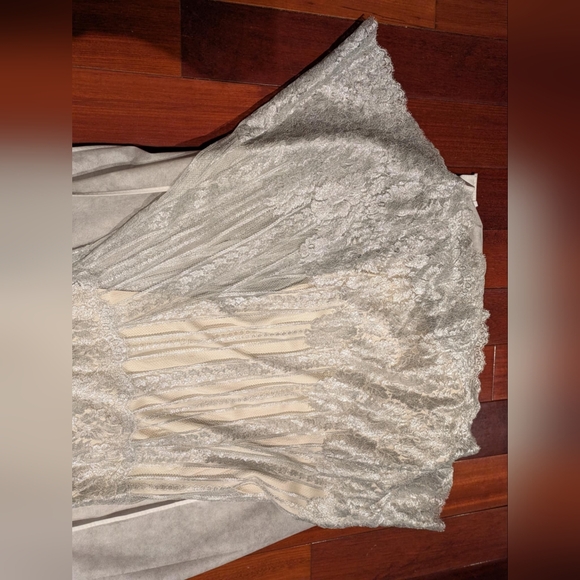 Claire Pettibone Florence Gothic Angel 2015 Vintage Couture Wedding Dress Size10 - Picture 13 of 16